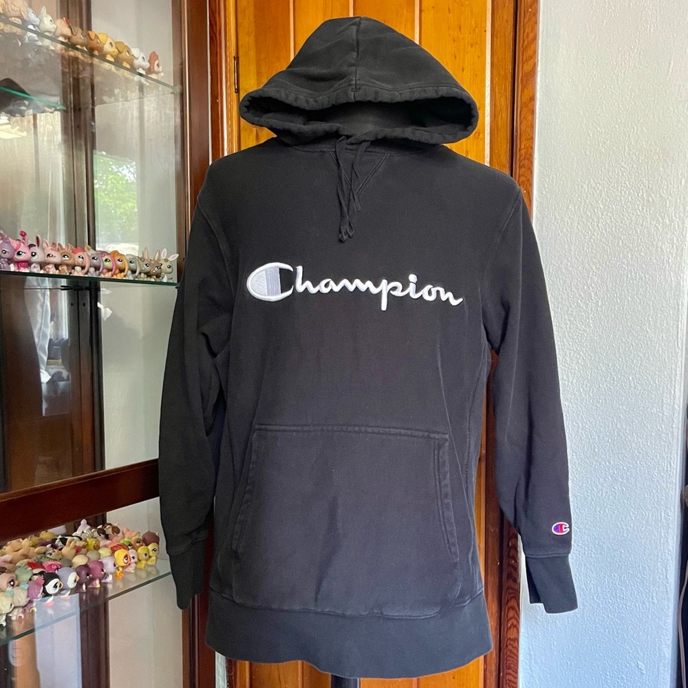 Brand New Champion Black Hoodie Men’s Size L-XL